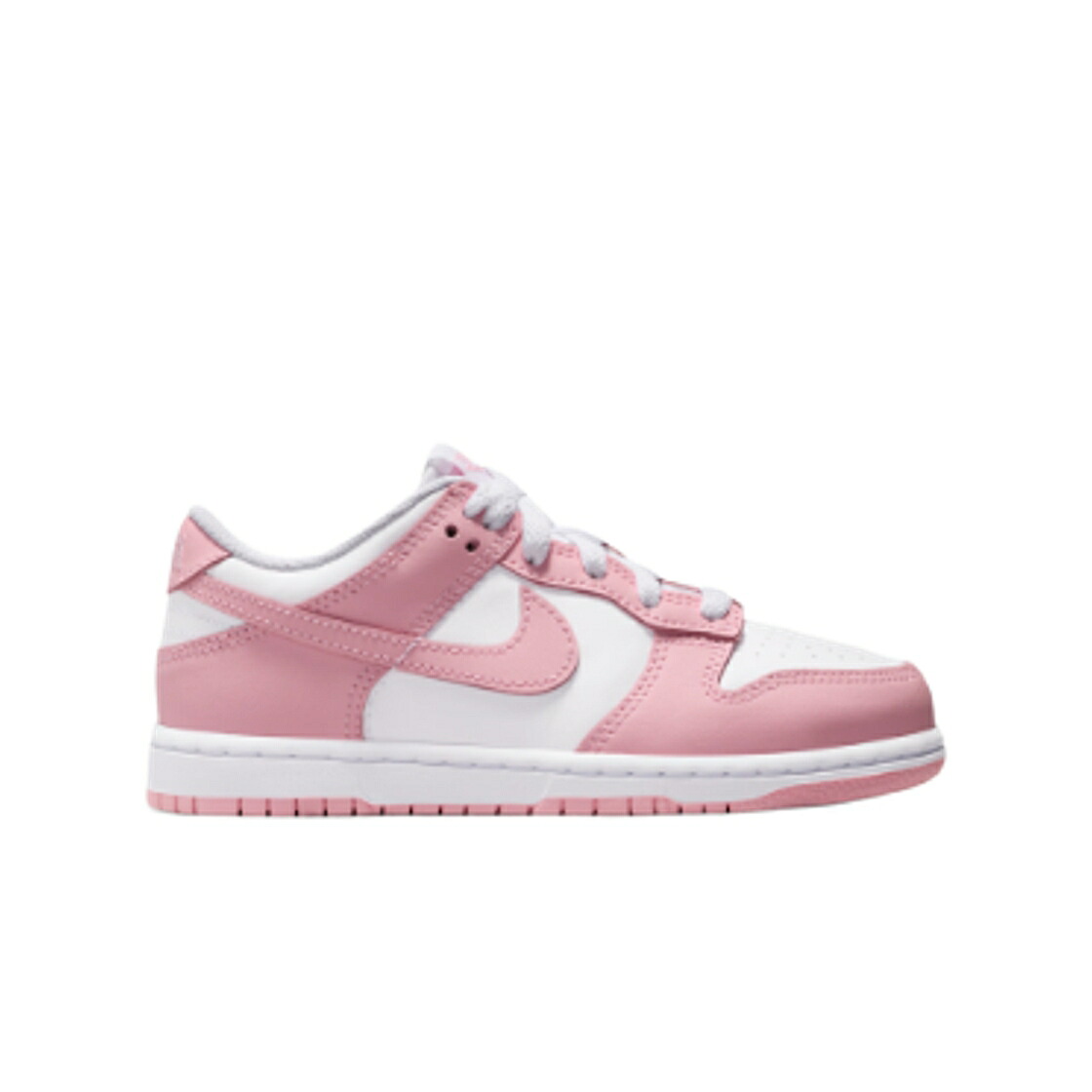 ナイキ ダンク 白色 ホワイト ピンク ダンクロー ジュニア キッズ NIKE (PS) DUNK LOW WHITE MEDIUM SOFT PINK / WHITE WHITE WHITE MEDIUM SOFT ベビー マタニティ スニーカー