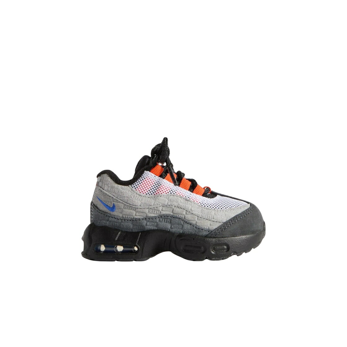 ナイキ マックス 薄墨色 薄墨色 競技場 大気圏マックス NIKE (TD) X KITH AIR MAX 95 ANTHRACITE DARK GREY / ANTHRACITE DARK GREY STADIUM