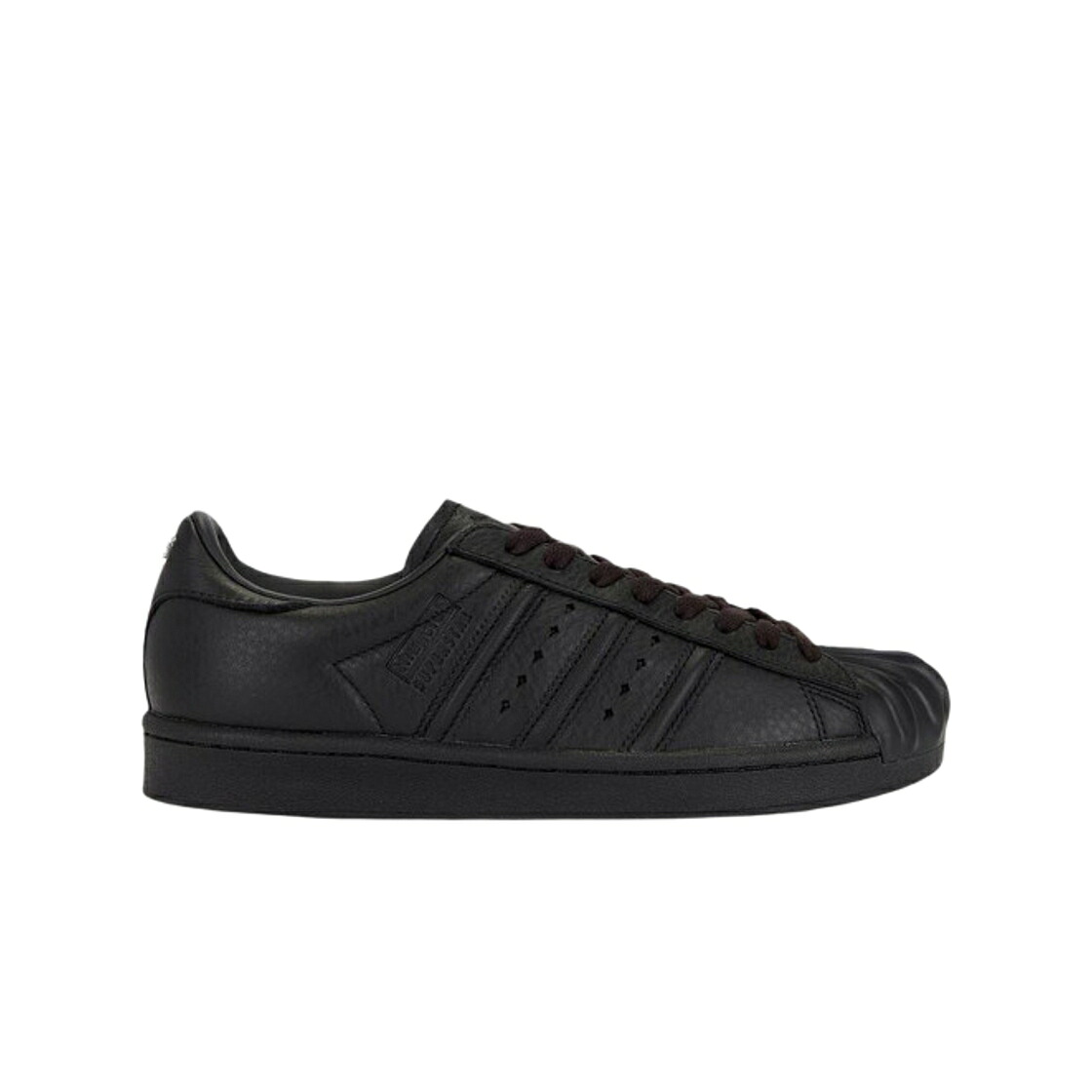 アディダス クラブ スーパースター ビンテージ ヴィンテージ コア 黒色 ブラック スニーカー メンズ ADIDAS X THUG CLUB SUPERSTAR VINTAGE CORE BLACK / CORE BLACK CORE BLACK CORE BLACK