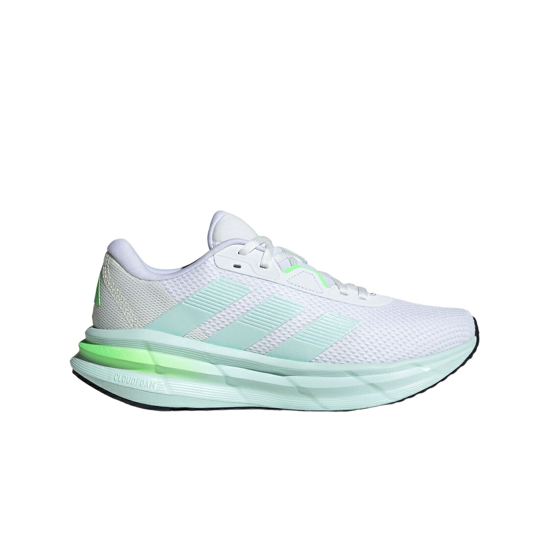 アディダス 天の河 白いこと 白いこと 菩提樹 張りさける スニーカー レディース ADIDAS (W) GALAXY 7 CLOUD WHITE HALO MINT / CLOUD WHITE HALO MINT LIME BURST
