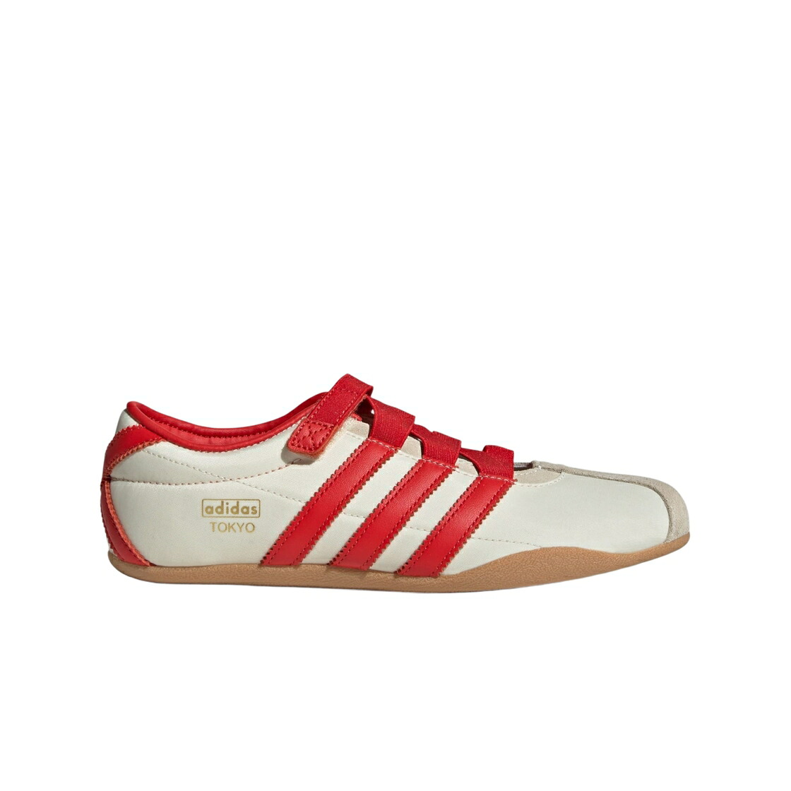 アディダス 皮膚軟化剤 白いこと 白いこと 赤 赤いこと ゴールド スニーカー レディース ADIDAS (W) TOKYO MARY JANE CREAM WHITE RED / CREAM WHITE RED GOLD METALLIC