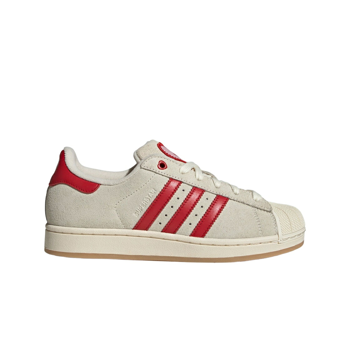 アディダス はやりっ子 皮膚軟化剤 白いこと 白いこと スニーカー レディース ADIDAS (W) SUPERSTAR II CREAM WHITE BETTER SCARLET / CREAM WHITE BETTER SCARLET SANDY