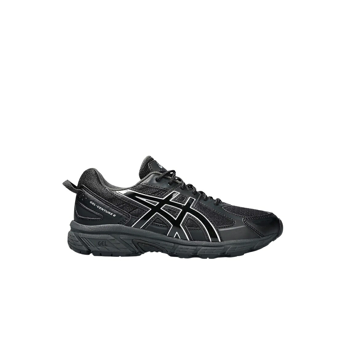 アシックス 黒いこと 黒いこと 御坊っちゃん キッズ ASICS (GS) GEL-VENTURE 6 BLACK / BLACK BLACK もの言う花 マタニティ スニーカー