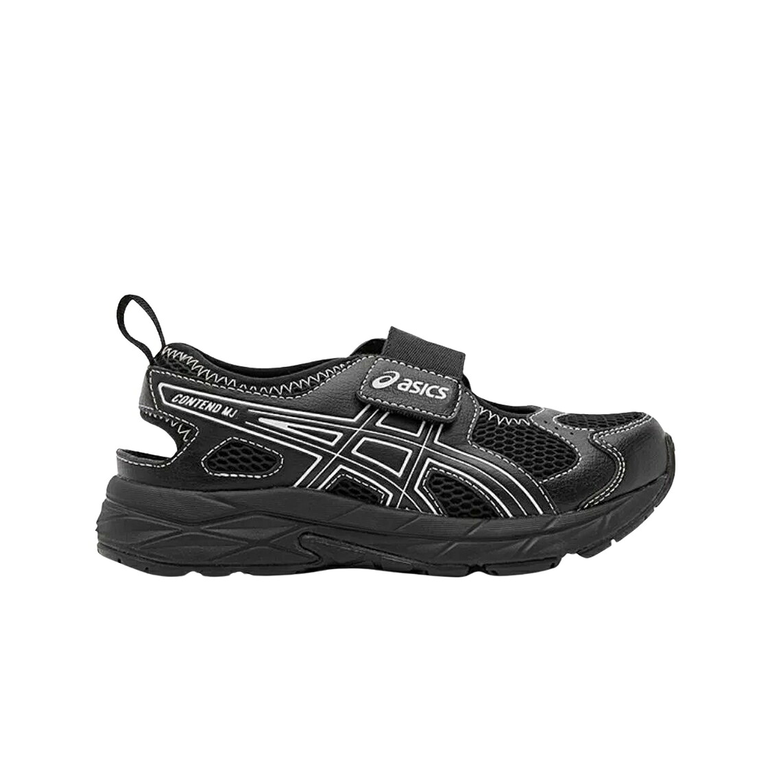 アシックス 黒いこと 黒いこと 御坊っちゃん キッズ ASICS (なおなお書き) CONTEND MJ FORCE MARYJANE SANDAL BLACK / もの言う花 マタニティ スニーカー