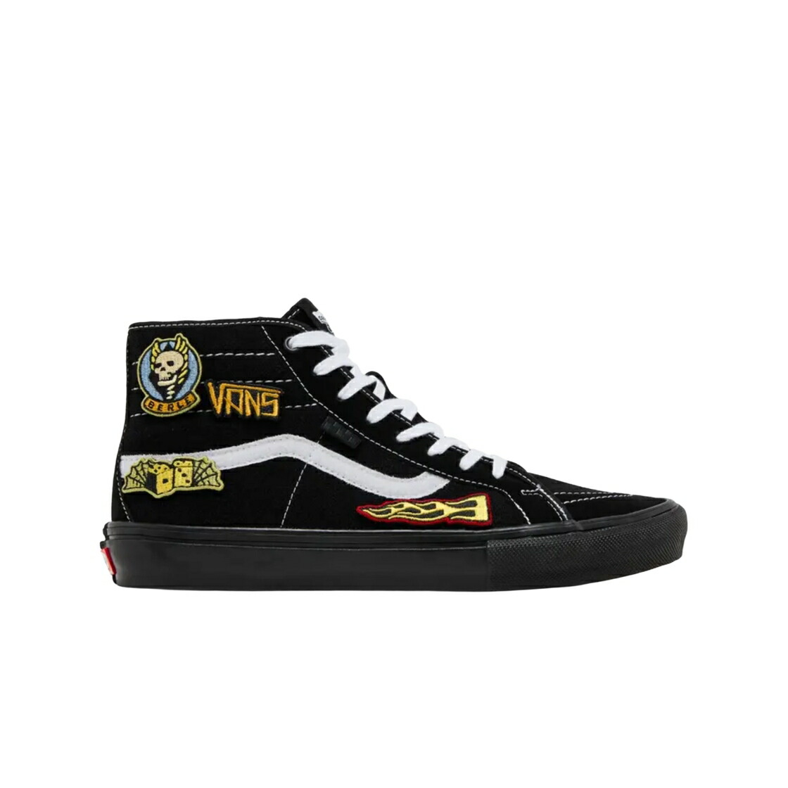 ヴァンズ バンズ スケート スケートハイ 黒色 ブラック スニーカー メンズ VANS SKATE SK8-HI ELIJAH BERLE BLACK / ELIJAH BERLE BLACK BLACK
