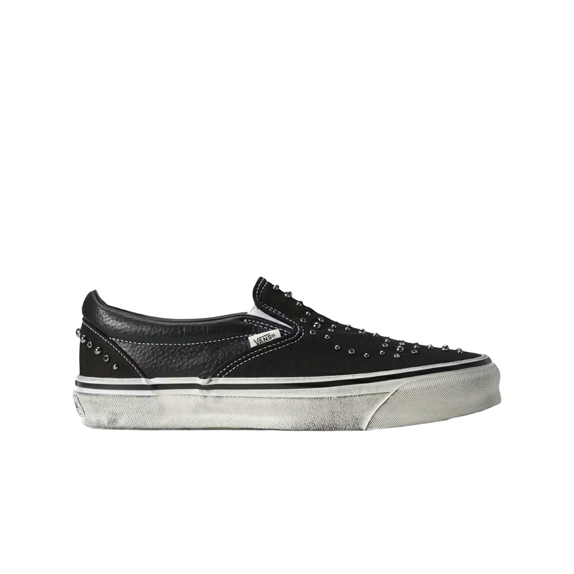 ヴァンズ バンズ 古典派音楽 スリッポン 黒いこと 黒いこと スニーカー メンズ VANS LX CLASSIC SLIP-ON 98 PEARLIZED BLACK /