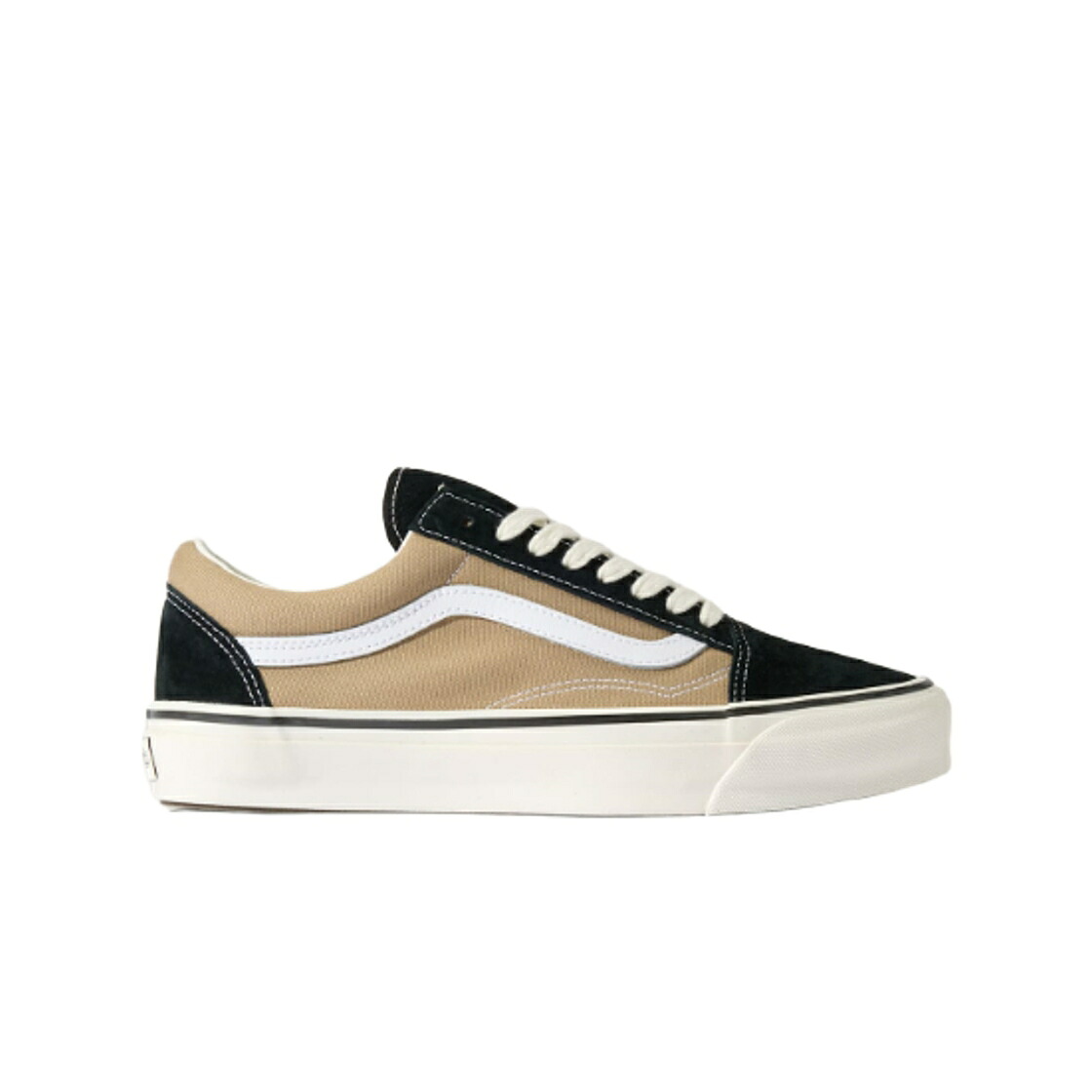 ヴァンズ バンズ 割り増し金 ベージュ 年寄りの学院 スニーカー メンズ VANS PREMIUM OLD SKOOL ARCHIVE BEIGE /