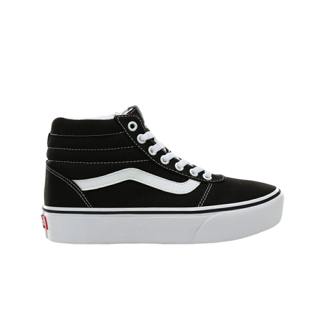 ヴァンズ バンズ 黒色 ブラック 白色 ホワイト スニーカー レディース VANS (W) WARD HI PLATFORM BLACK TRUE WHITE / BLACK TRUE WHITE