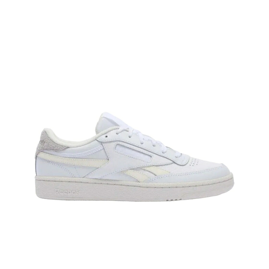 リーボック クラブ 白色 ホワイト 灰色 グレー スニーカー メンズ REEBOK CLUB C REVENGE WHITE BARELY GREY / WHITE BARELY GREY CHALK｜スニケス