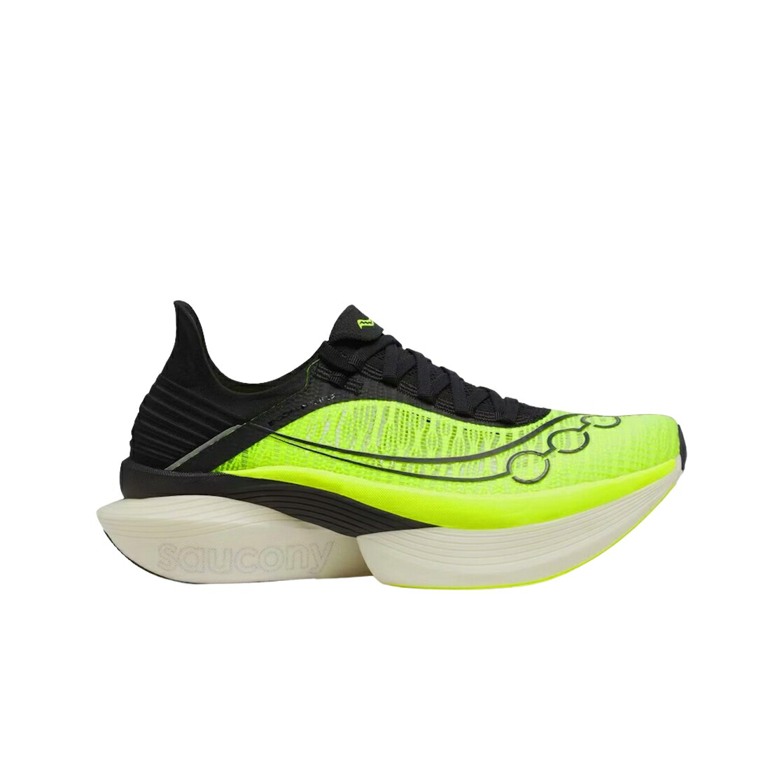 サッカニー エリート 黒いこと 黒いこと スニーカー メンズ SAUCONY ENDORPHIN ELITE 2 CITRON BLACK / CITRON BLACK