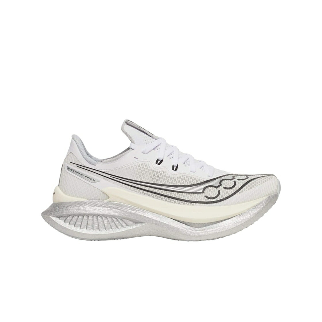 サッカニー プロ 白色 ホワイト 黒色 ブラック スニーカー レディース SAUCONY (W) ENDORPHIN PRO 5 WHITE BLACK / WHITE BLACK