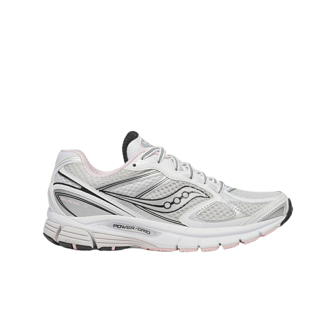サッカニー 白いこと 白いこと サクラ色 スニーカー レディース SAUCONY (W) PROGRID GUIDE 7 WHITE PINK / WHITE PINK