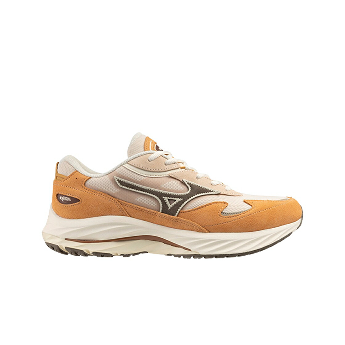 ミズノ 縮くれる ウェイブ 赤銅色 赤銅色 スニーカー レディース MIZUNO (W) WAVE RIDER B PEACH BLOOM MAJOR BROWN / PEACH BLOOM MAJOR BROWN
