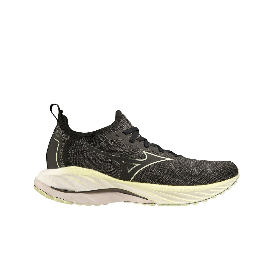 ミズノ 縮くれる ウェイブ ネオ 黒いこと 黒いこと スニーカー レディース MIZUNO (W) WAVE NEO WIND BLACK STARLIGHT / BLACK STARLIGHT