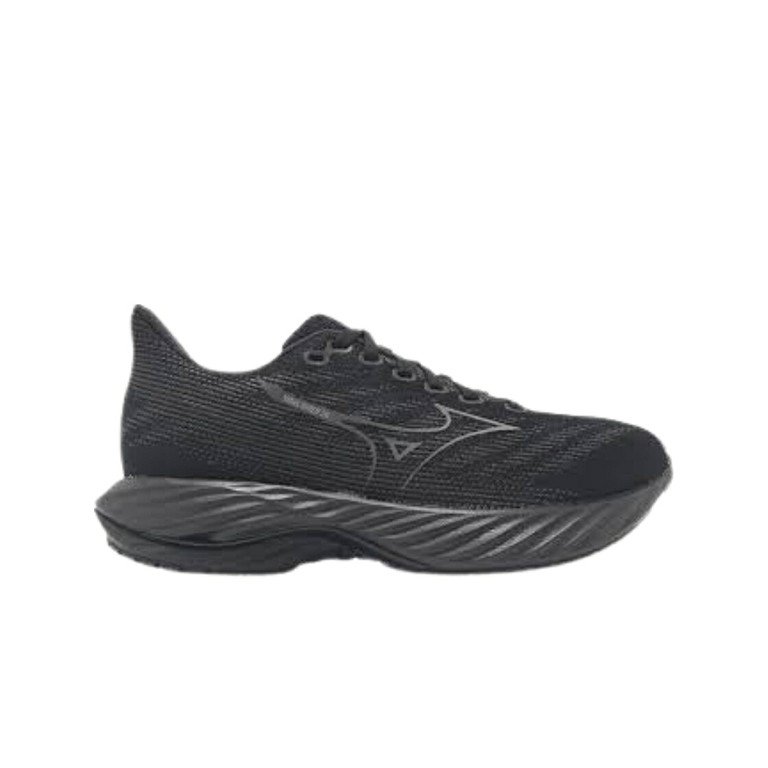 ミズノ 縮くれる ウェイブ 黒いこと 黒いこと スニーカー レディース MIZUNO (W) WAVE RIDER 28 SW BLACK QUIET SHADE / BLACK QUIET SHADE EBONY
