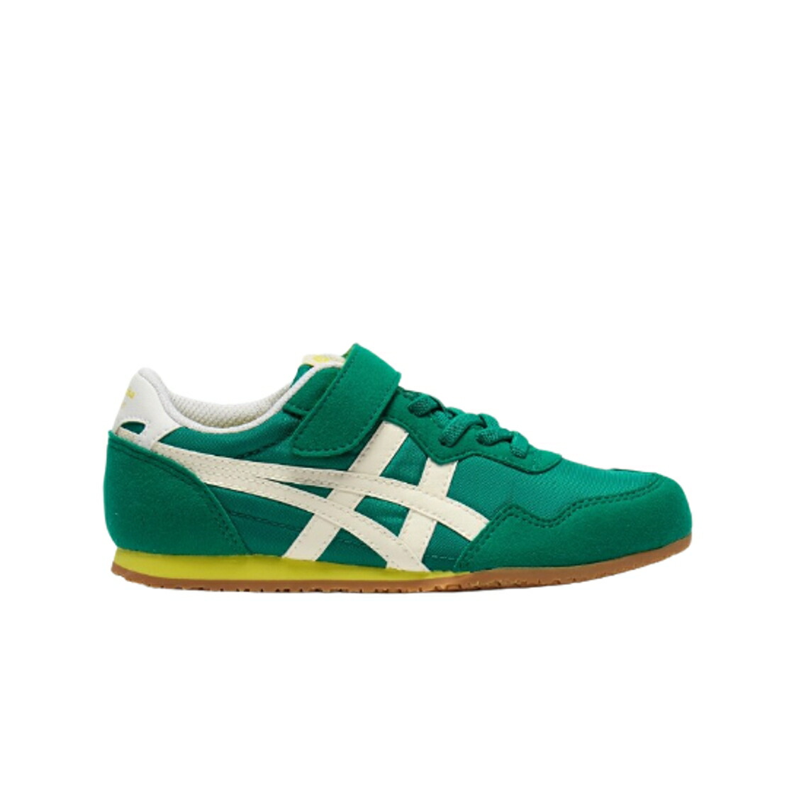 フォレスト 緑 グリーン クリーム オニツカタイガー ジュニア キッズ ONITSUKA TIGER (PS) ONITSUKA TIGER SERRANO FOREST GREEN CREAM / FOREST GREEN CREAM ベビー マタニティ スニーカー