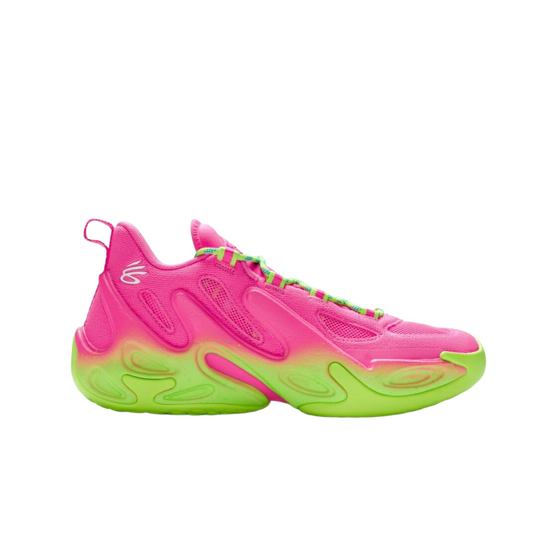 カリー サー青少年 サクラ色 緑 緑であること 白いこと 白いこと アンダーアーマー スニーカー メンズ UNDER ARMOUR UNDER ARMOUR CURRY 13 PINK RAVE HYPER GREEN / PINK RAVE HYPER GREEN WHITE