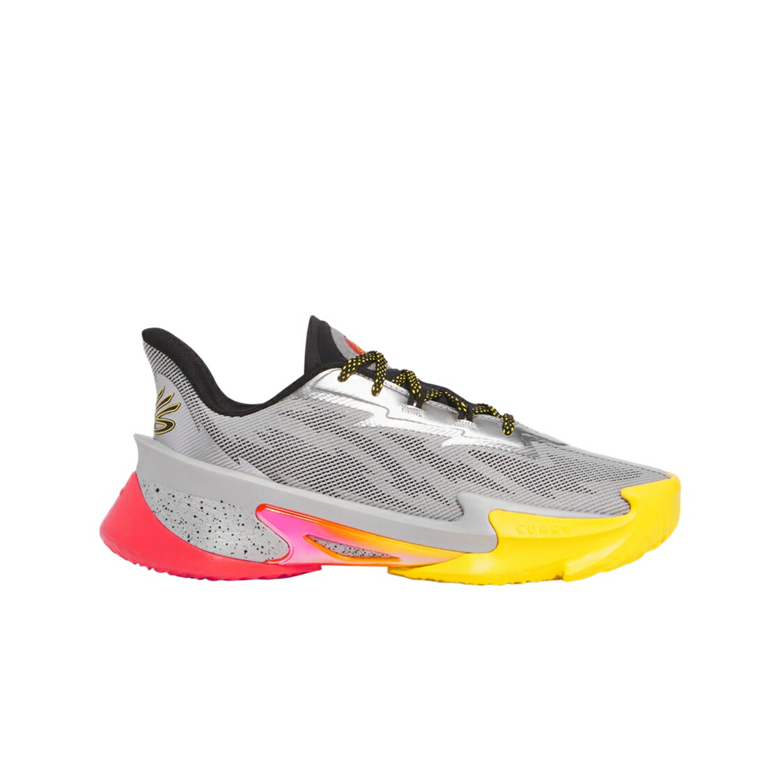 カリー つづき物 しろがね色 しろがね色 黒いこと 黒いこと アンダーアーマー スニーカー メンズ UNDER ARMOUR UNDER ARMOUR CURRY SERIES 7 METALLIC SILVER BLACK / METALLIC SILVER BLACK 靴-スニーカー