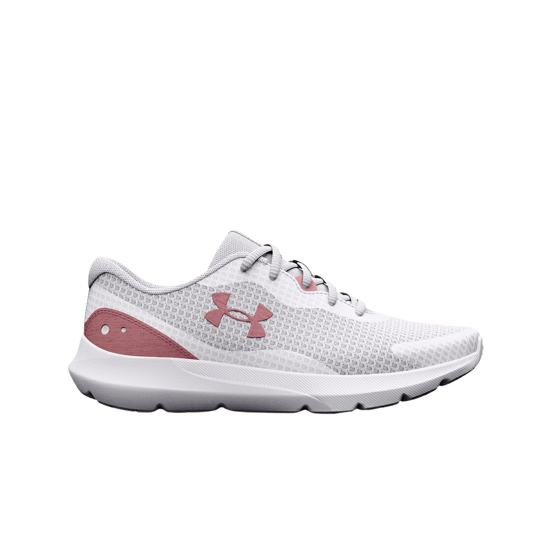 白いこと 白いこと サクラ色 アンダーアーマー スニーカー レディース UNDER ARMOUR (W) UNDER ARMOUR UA SURGE 3 WHITE PINK ELIXIR / WHITE PINK ELIXIR PINK ELIXIR