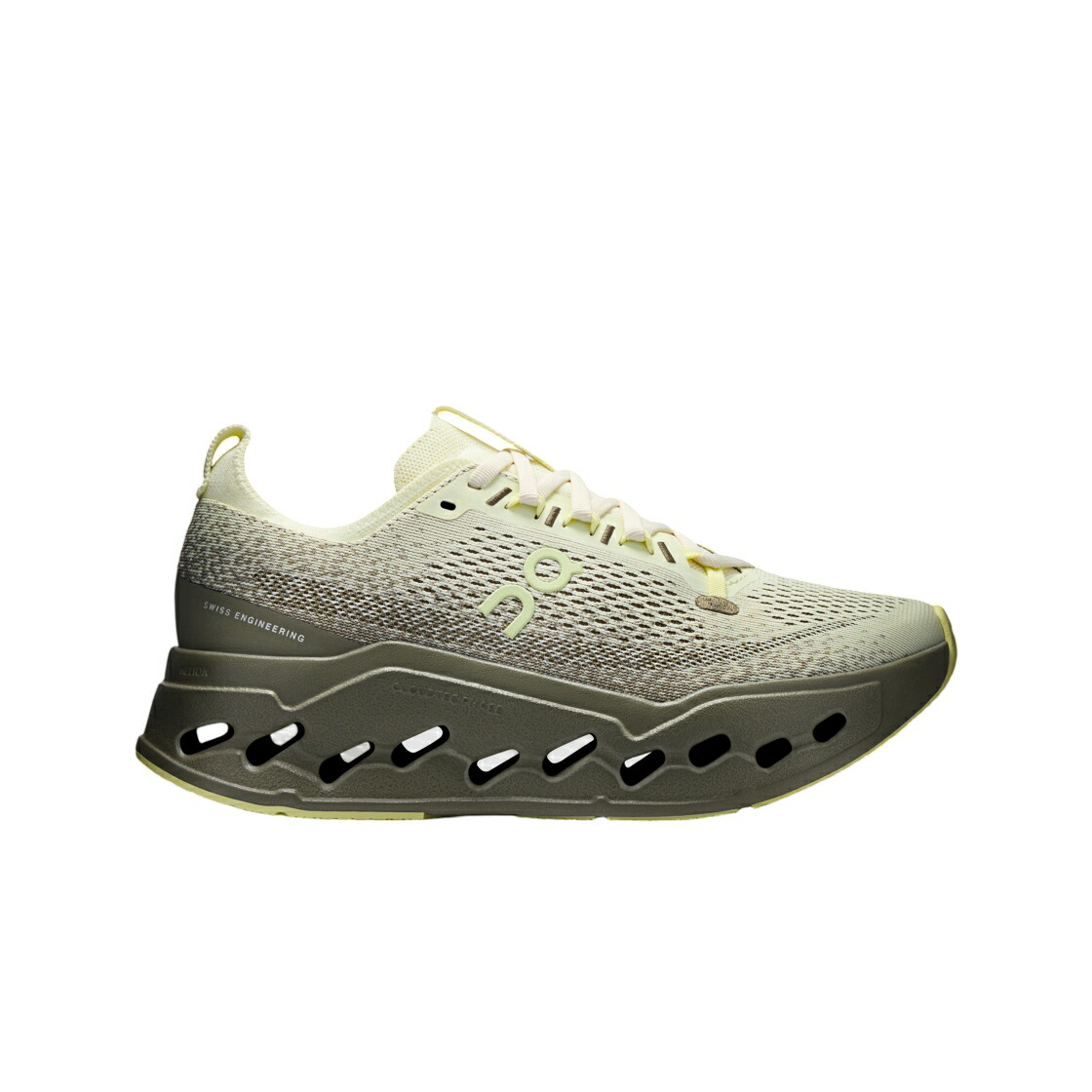 マックス オリーブ スニーカー レディース ON RUNNING (W) ON RUNNING CLOUDSURFER MAX SEEDLING OLIVE / SEEDLING OLIVE