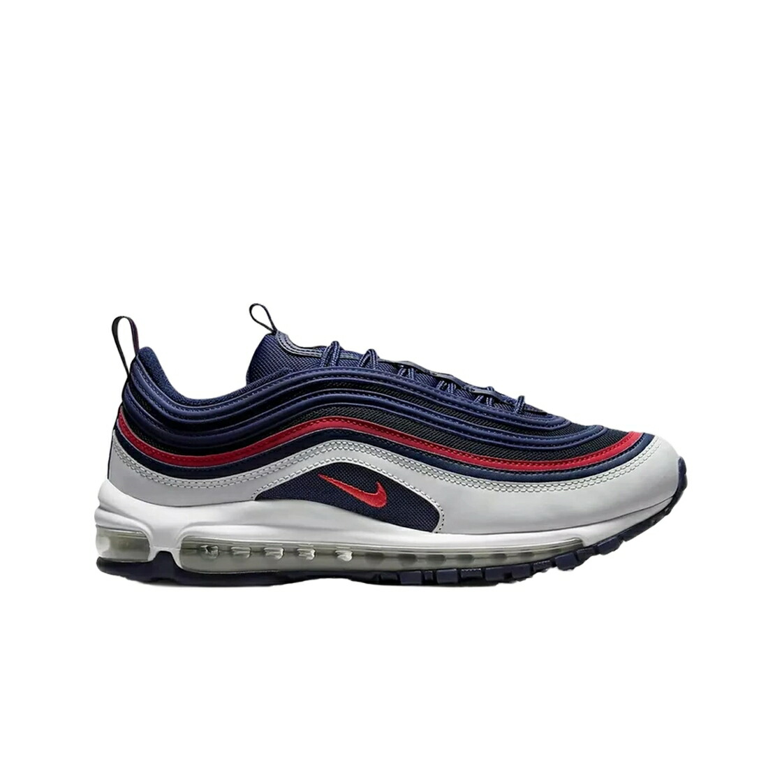 ナイキ マックス 紺色 ネイビー トラック 赤 レッド エアマックス スニーカー メンズ NIKE AIR MAX 97 MIDNIGHT NAVY TRACK RED / MIDNIGHT NAVY TRACK RED