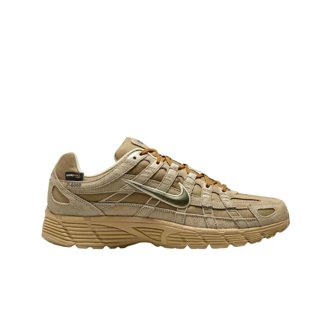 ナイキ プレミアム カーキ スニーカー メンズ NIKE P-6000 PREMIUM CORDURA FILBERT DESERT KHAKI / FILBERT DESERT KHAKI LIGHT KHAKI