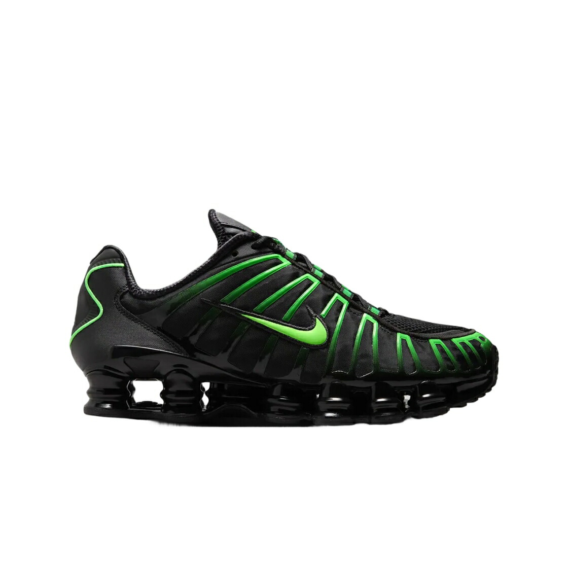 ナイキ ショックス 黒いこと 黒いこと 緑 緑であること ストライク スニーカー メンズ NIKE SHOX TL BLACK GREEN STRIKE / BLACK GREEN STRIKE