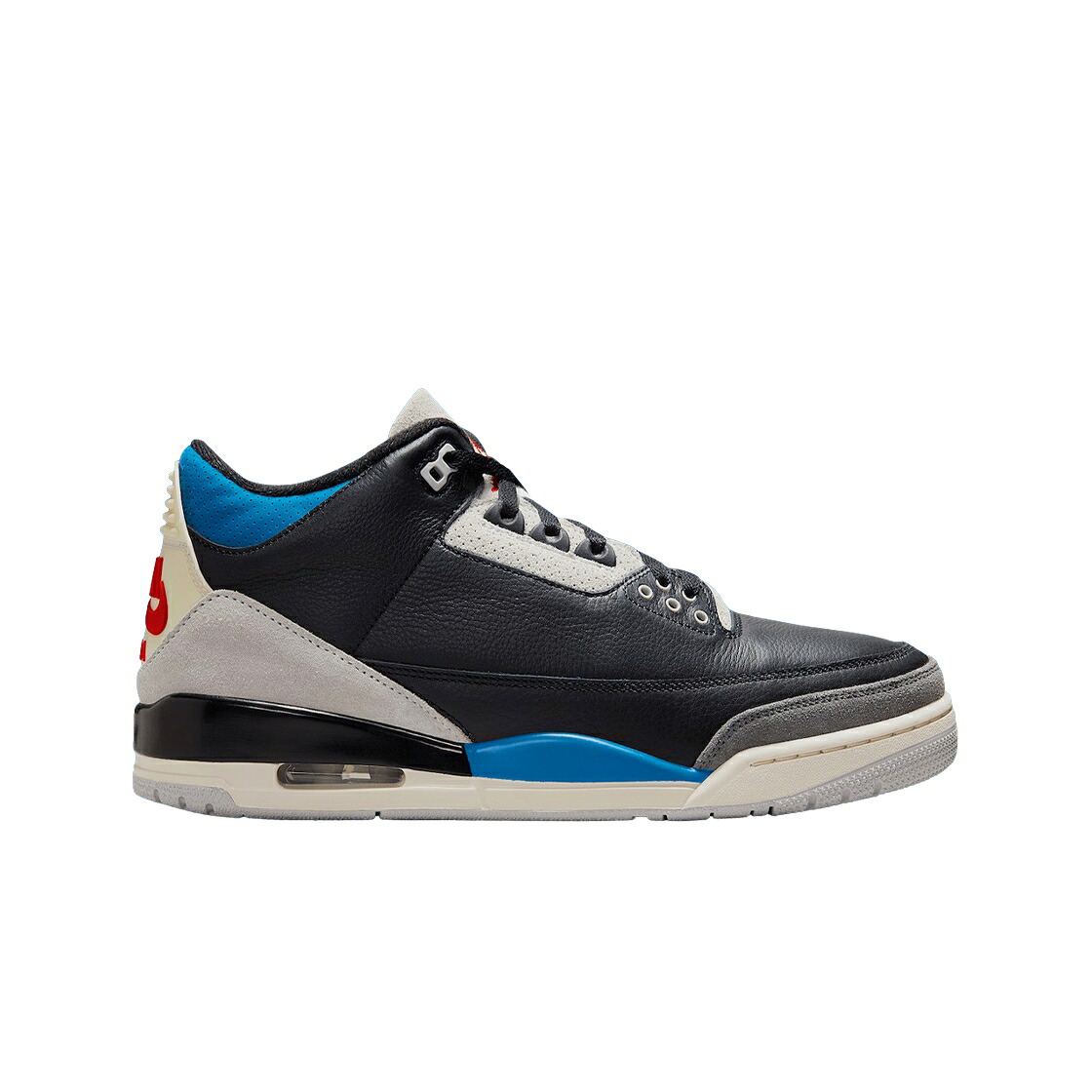 ナイキ ジョーダン 黒いこと 黒いこと 赤 赤いこと 薄墨色 薄墨色 スニーカー メンズ JORDAN 3 RETRO OG RARE AIR / BLACK CHILE RED NEUTRAL GREY