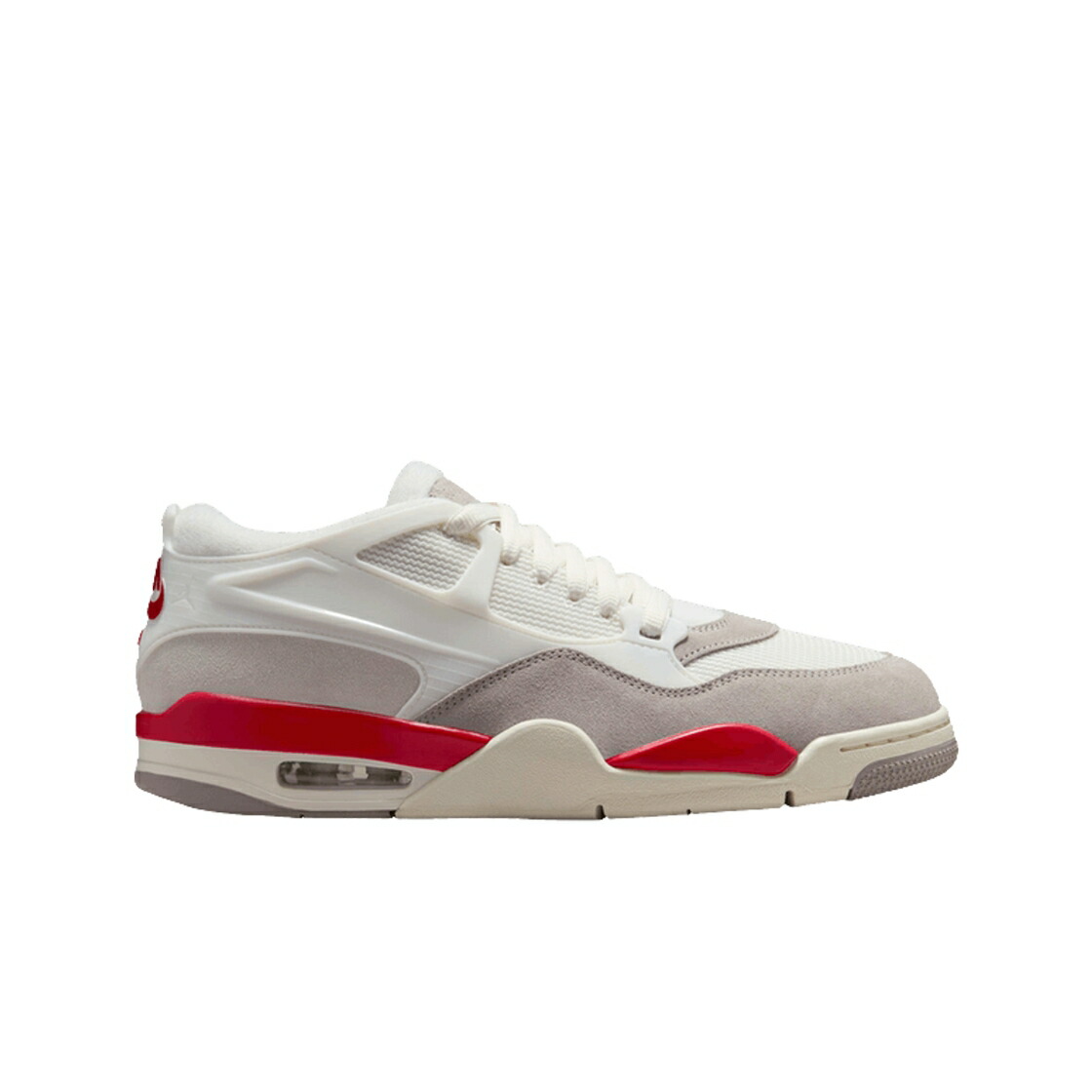 ナイキ ジョーダン 火の手 赤 赤いこと 分科大学 薄墨色 薄墨色 スニーカー メンズ JORDAN AIR 4 RM SAIL FIRE RED / SAIL FIRE RED COLLEGE GREY