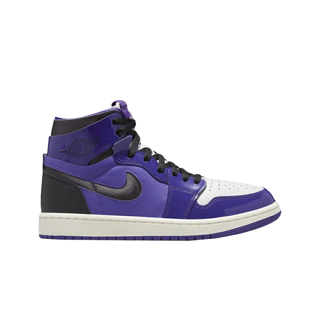 ナイキ ジョーダン ズーム 紫 パープル 黒色 ブラック 白色 ホワイト スニーカー レディース JORDAN (W) 1 ZOOM AIR CMFT PURPLE BLACK / PURPLE BLACK WHITE