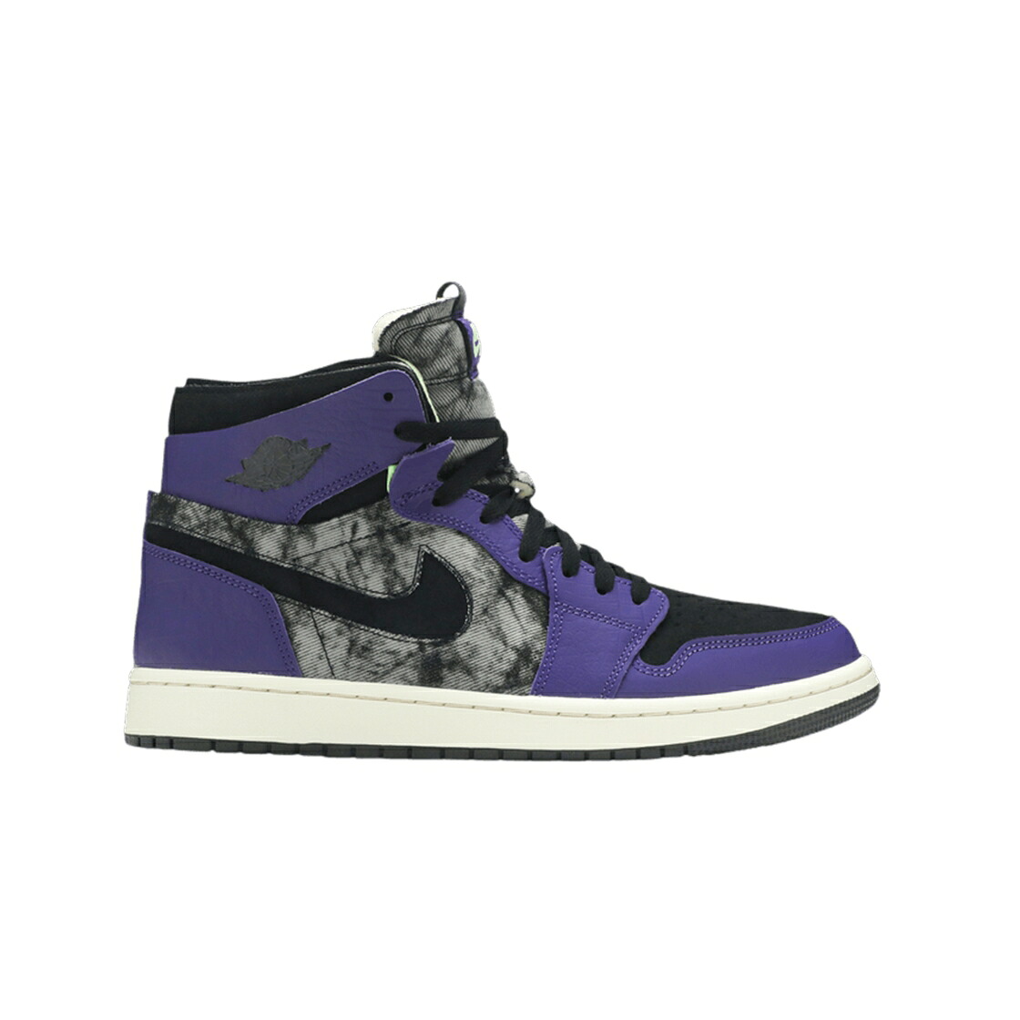 ナイキ ジョーダン 望遠レンズ 菩提樹 ブラジャー同盟罷工 黒いこと 黒いこと スニーカー メンズ JORDAN 1 ZOOM AIR CMFT BAYOU BOYS / NEW ORCHID LIME BLAST BLACK