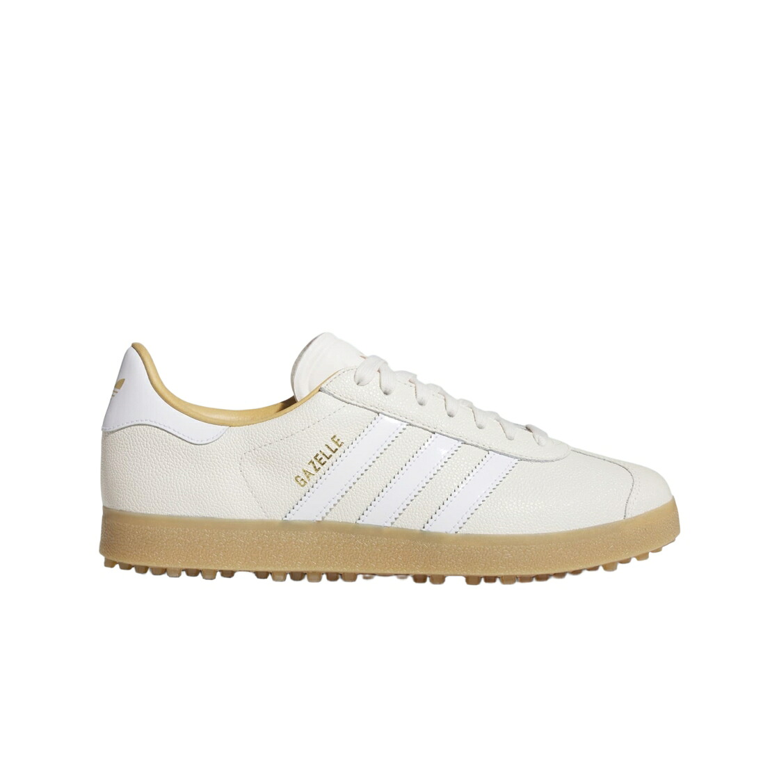 アディダス ガゼル ゴルフ 白色 ホワイト スニーカー メンズ ADIDAS GAZELLE GOLF LUX CHALK WHITE CLOUD / CHALK WHITE CLOUD WHITE GUM