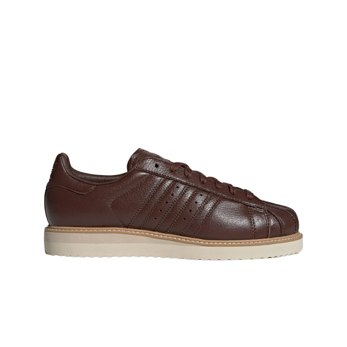 アディダス スーパースター 茶色 ブラウン ウォーム スニーカー メンズ ADIDAS SUPERSTAR LUX BROWN SUPPLIER COLOUR / BROWN SUPPLIER COLOUR WARM｜スニケス
