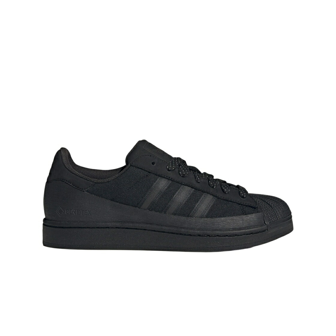 アディダス はやりっ児 中核グループ 黒いこと 黒いこと スニーカー メンズ ADIDAS SUPERSTAR II MG GTX CORE BLACK / CORE BLACK CORE BLACK IRON