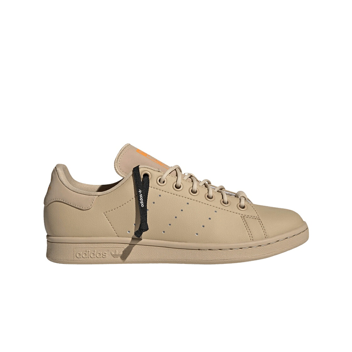 アディダス 神通力 ベージュ 橙 オレンジ色 混雑時 観点仕損ない スニーカー レディース ADIDAS (W) STAN SMITH MAGIC BEIGE ORANGE RUSH / MAGIC BEIGE MAGIC BEIGE ORANGE
