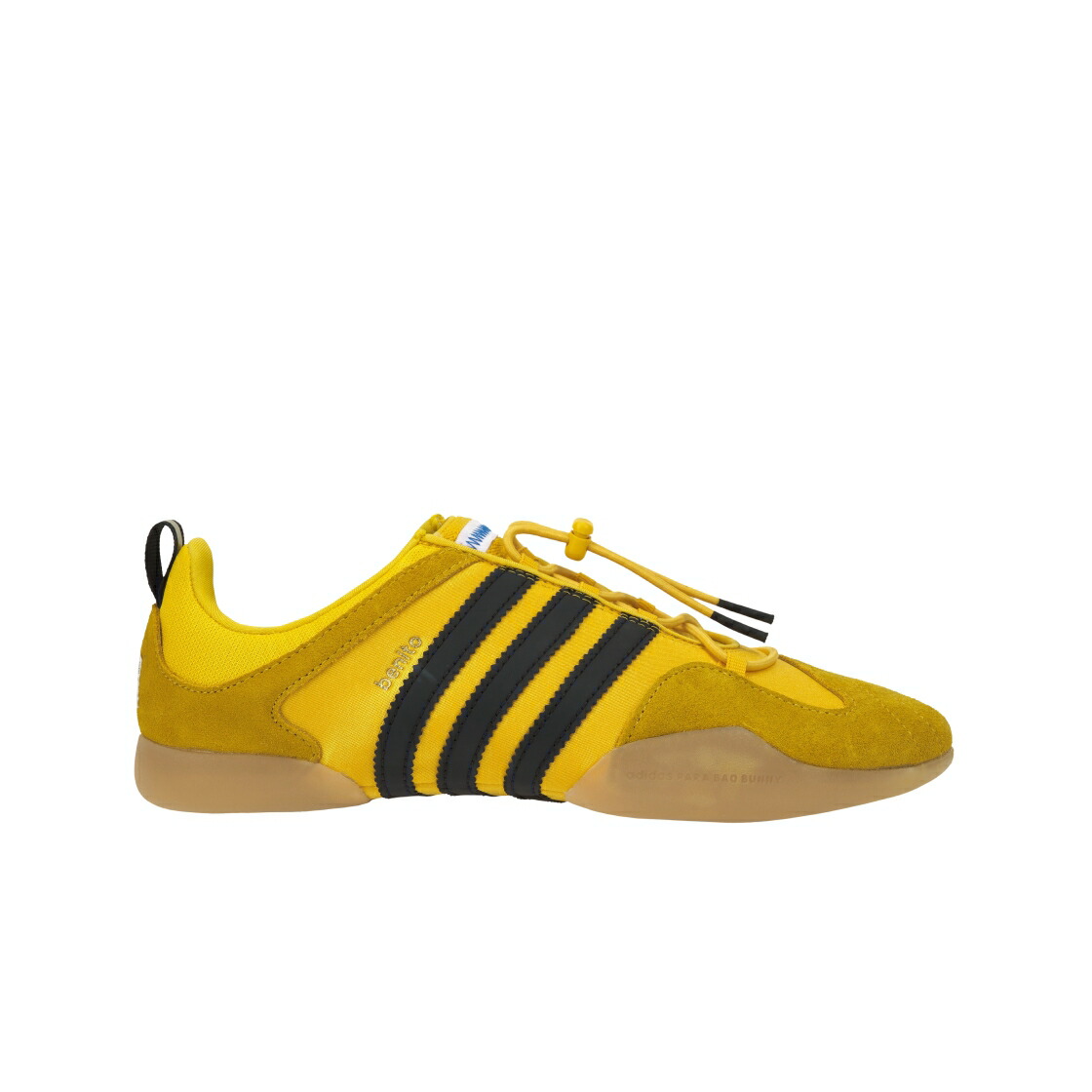 アディダス 女性バレエダンサー ゴールド 中核グループ 黒いこと 黒いこと スニーカー メンズ ADIDAS X BAD BUNNY BALLERINA BOLD GOLD CORE BLACK / BOLD GOLD CORE BLACK GUM