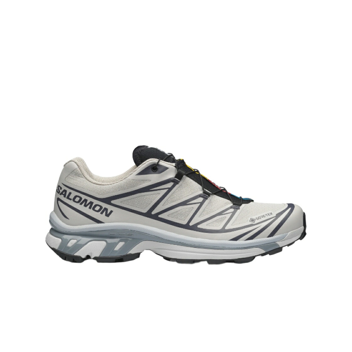 サロモン 銀色 シルバー 黒色 ブラック パール 青色 ブルー スニーカー メンズ SALOMON XT-6 GTX SILVER CLOUD BLACK / SILVER CLOUD BLACK PEARL BLUE|スニケス