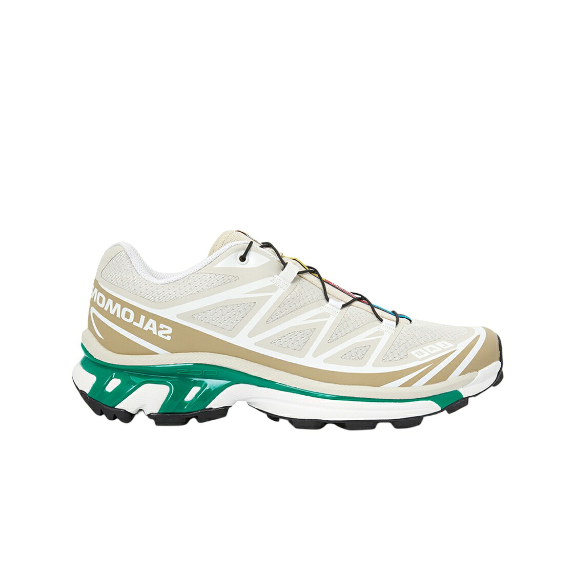 サロモン スニーカー 運動すること靴 ベージュ スニーカー メンズ SALOMON XT-6 RAINY DAY RUNNING SHOES BEIGE /