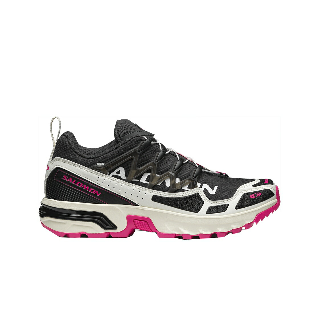 サロモン 黒色 ブラック ピンク + スニーカー メンズ SALOMON ACS HERITAGE PACK BLACK VANILLA ICE / BLACK VANILLA ICE PINK GLO