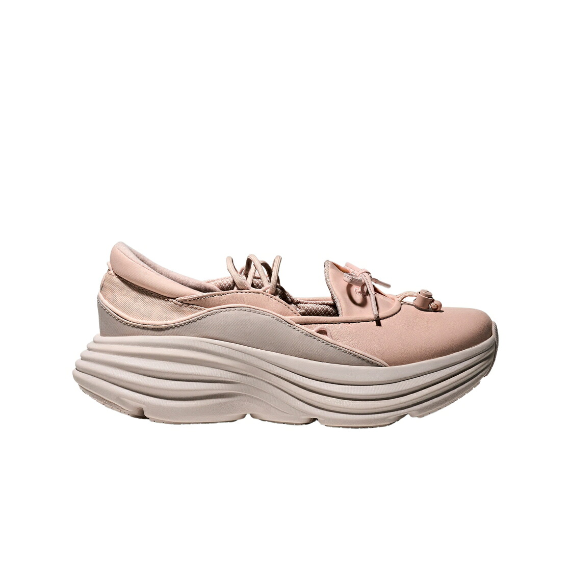 スニーカー レディース HOKA (W) BONDI MARY JANE BEECH WOOD STUCCO / BEECH WOOD STUCCO