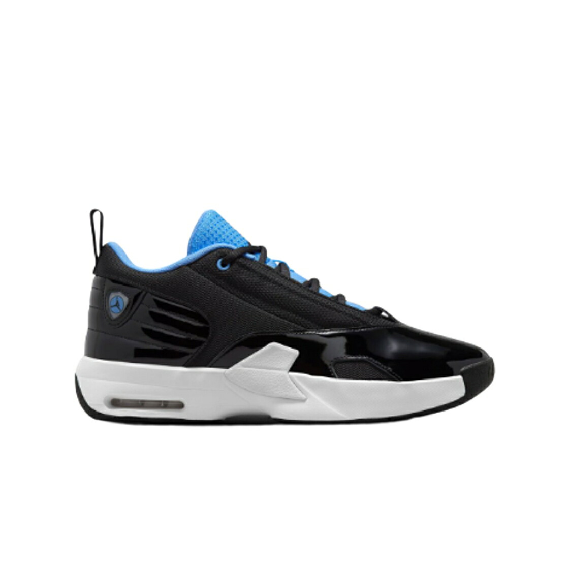 ナイキ ジョーダン マックス オーラ 黒色 ブラック 青色 ブルー 白色 ホワイト スニーカー メンズ JORDAN MAX AURA 6 BLACK UNIVERSITY BLUE / BLACK UNIVERSITY BLUE WHITE