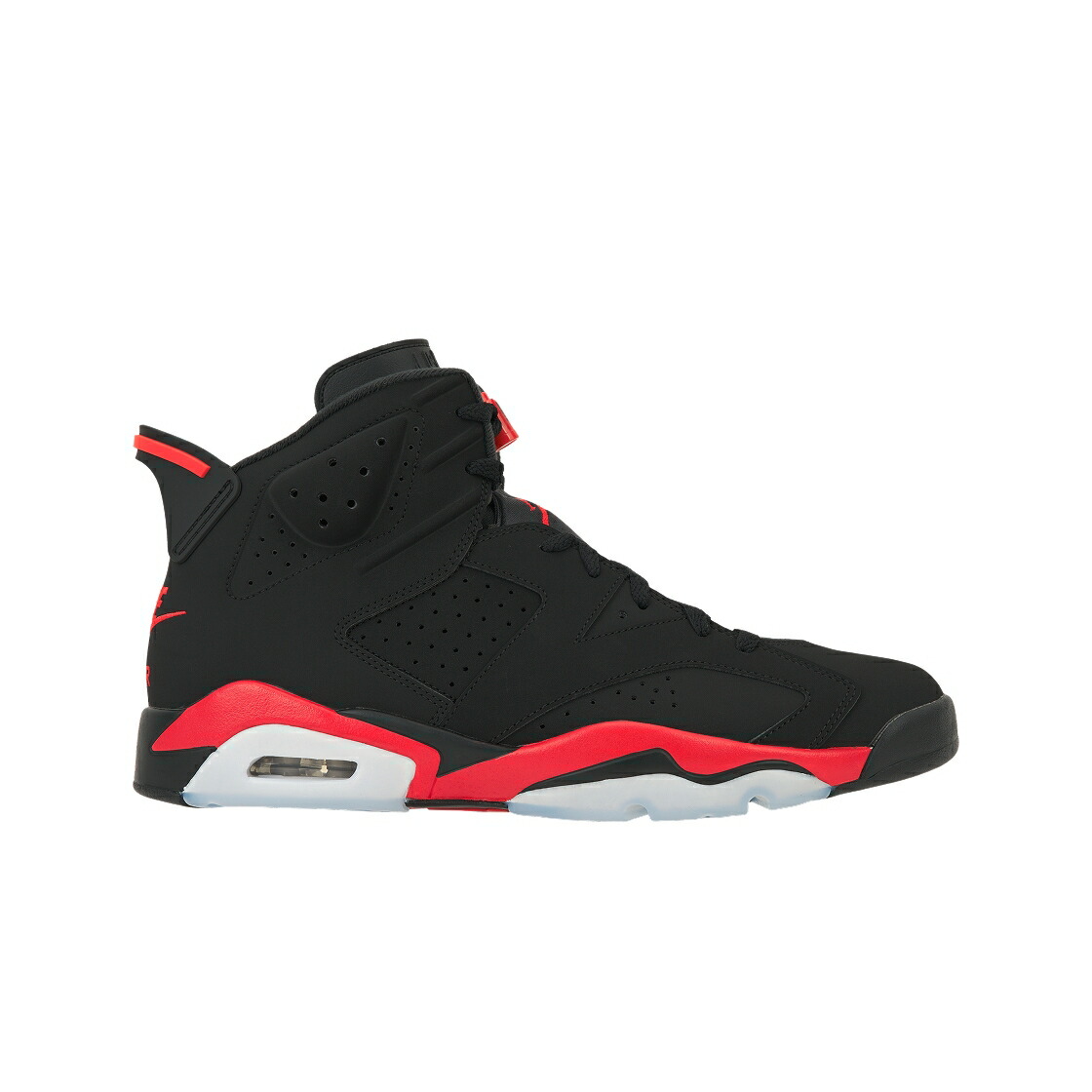 ナイキ ジョーダン 黒色 ブラック クリムゾン スニーカー メンズ JORDAN 6 RETRO INFRARED SALESMAN BLACK AND LIGHT CRIMSON / BLACK LIGHT CRIMSON 42,575円