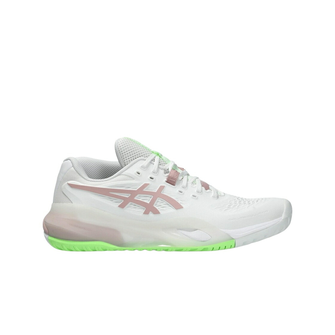 アシックス 白色 ホワイト スタンダード スニーカー レディース ASICS (W) GEL-RESOLUTION X WHITE MORGANITE - B STANDARD / WHITE MORGANITE