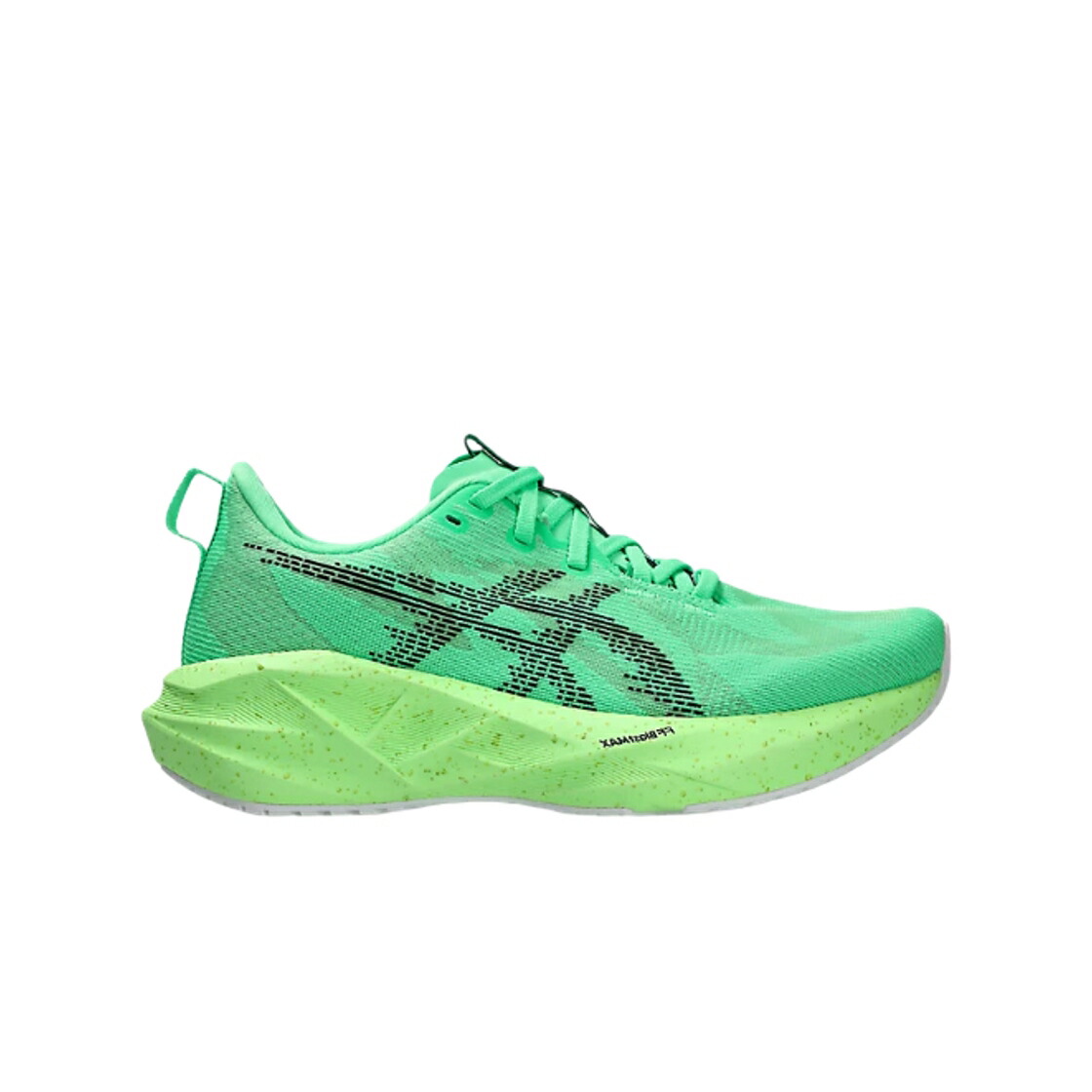 アシックス 緑 グリーン 黒色 ブラック スニーカー レディース ASICS (W) NOVABLAST 5 EKIDEN VITAL GREEN BLACK / VITAL GREEN BLACK