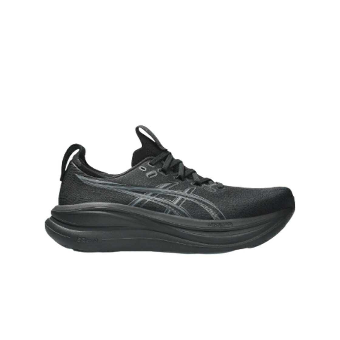 アシックス 黒いこと 黒いこと 薄墨色 薄墨色 スニーカー レディース ASICS (W) GEL-NIMBUS 28 BLACK GRAPHITE GREY / BLACK GRAPHITE GREY