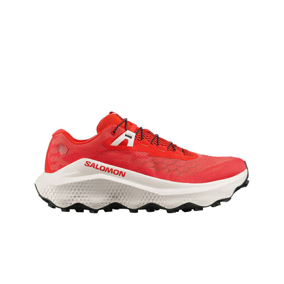 サロモン ウルトラ グライド 赤 レッド 黒色 ブラック スニーカー メンズ SALOMON ULTRA GLIDE 4 FIERY RED VANILLA ICE BLACK / FIERY RED VANILLA ICE BLACK