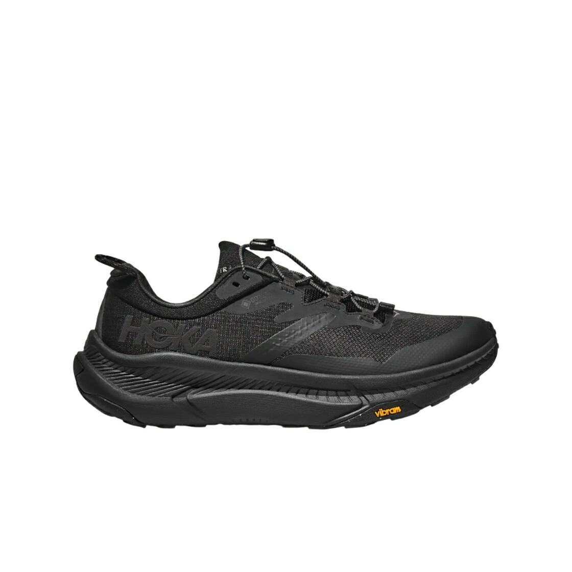 黒いこと 黒いこと スニーカー メンズ HOKA TRANSPORT GTX BLACK - REGULAR /