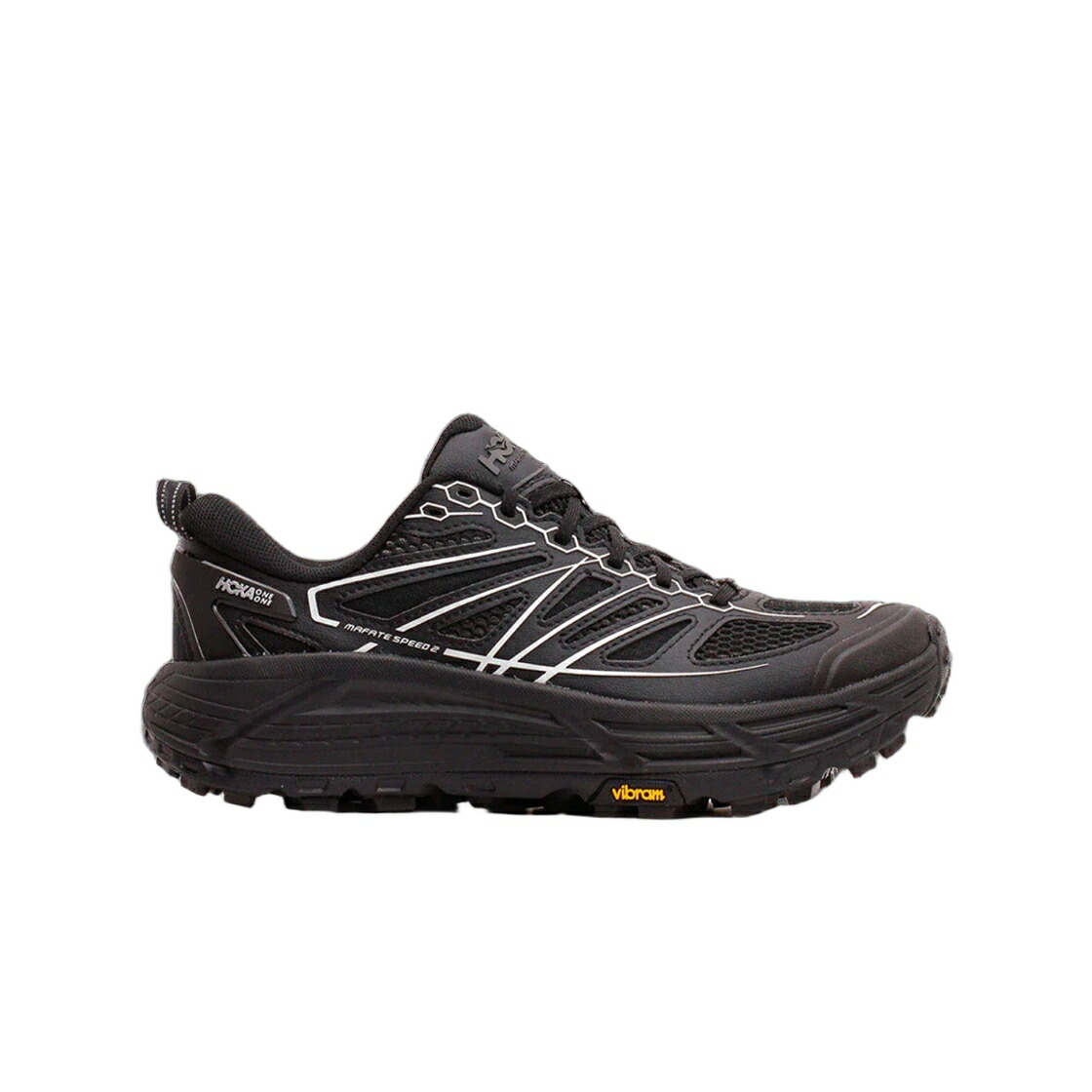 す早さ 黒いこと 黒いこと 炭素 スニーカー メンズ HOKA MAFATE SPEED 2 TS BLACK CARBON / BLACK CARBON BLACK