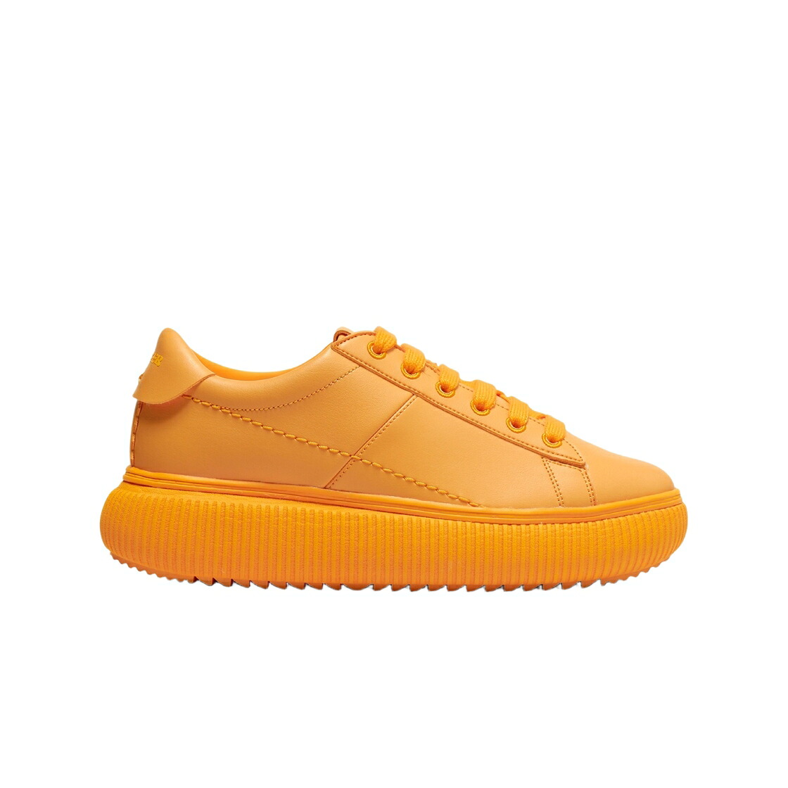 厚地の外套 橙 オレンジ色 オニツカタイガー スニーカー レディース ONITSUKA TIGER (W) ONITSUKA TIGER OTIGER COURT ORANGE / ORANGE ORANGE