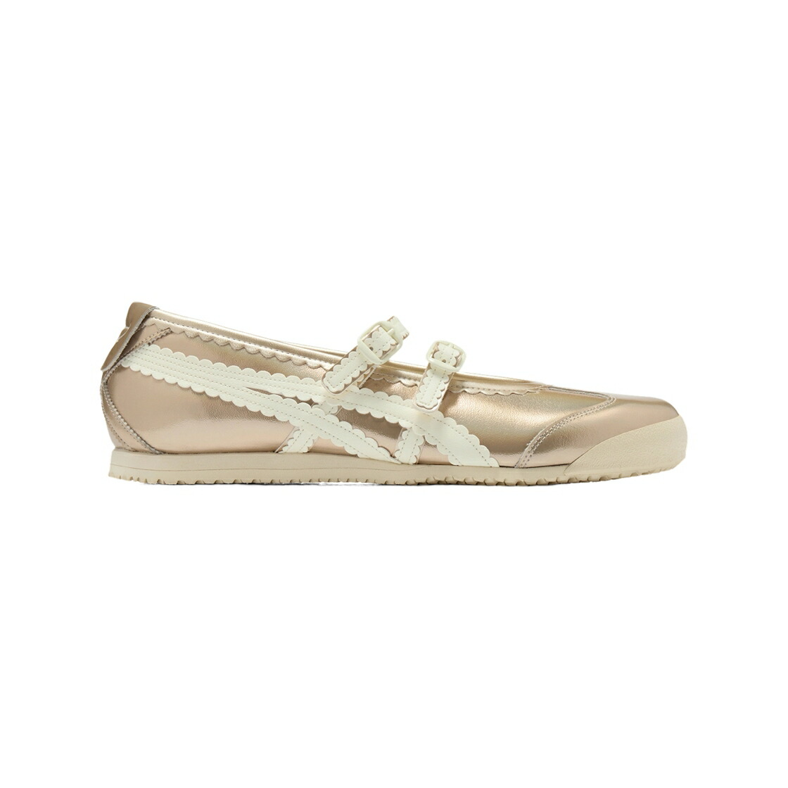 メキシコ クリーム オニツカタイガー スニーカー レディース ONITSUKA TIGER (W) ONITSUKA TIGER MEXICO 66 TGRS CHAMPAGNE CREAM / CHAMPAGNE CREAM